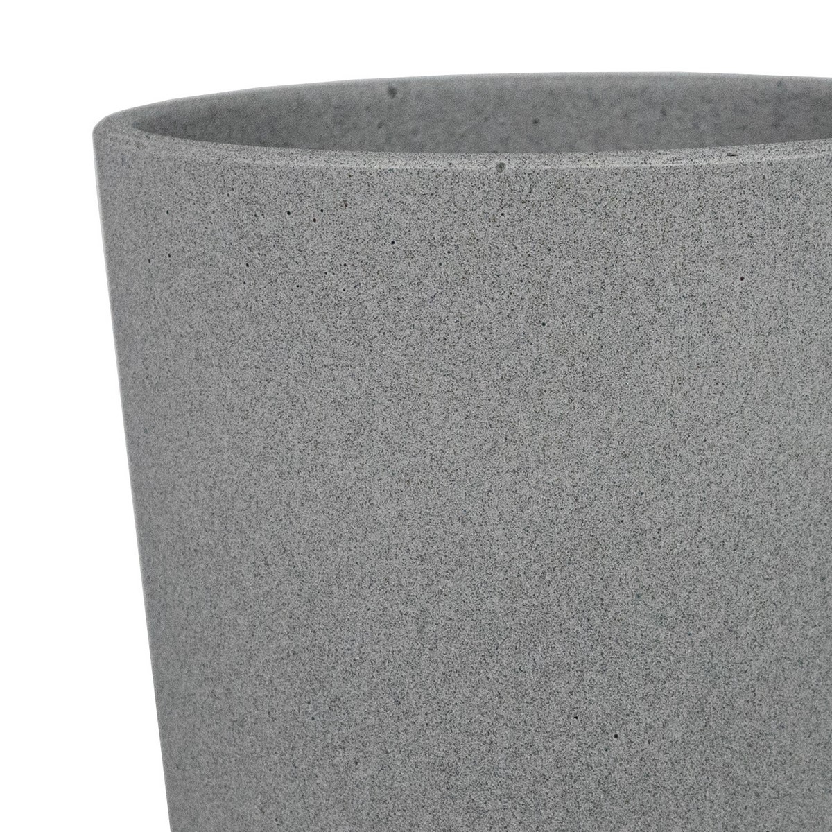 Кашпо Флок (бетон), D14xH13см, 1,4л, светло-серый в интернет-магазине флористических аксессуаров Азалия Декор