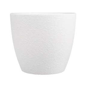 Кашпо Саванна (бетон), D15xH13см, 1,3л, белый в интернет-магазине флористических аксессуаров Азалия Декор