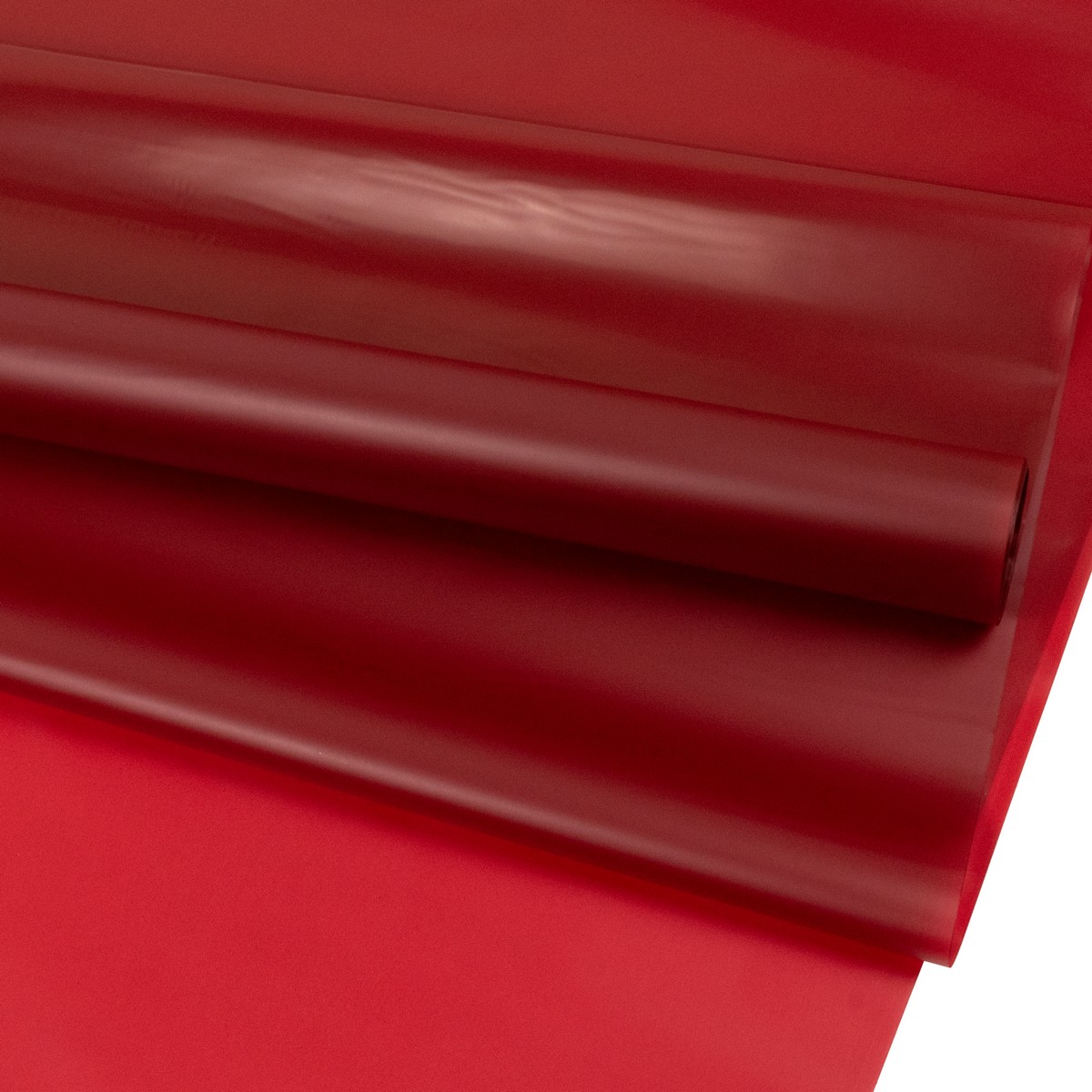 Плёнка тишью влагостойкая 15мкр, 50 см 10 м, красный в интернет-магазине флористических аксессуаров Азалия Декор