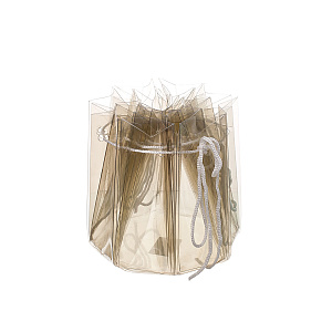 Ваза одноразовая для букета (пластик) 16,5х14,5см, (в уп. 3 шт.) в интернет-магазине флористических аксессуаров Азалия Декор