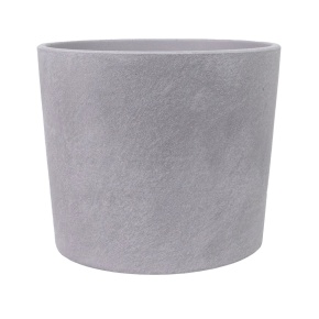 Кашпо Замша (бетон), D18xH15,5см, 2,7л, сиреневый в интернет-магазине флористических аксессуаров Азалия Декор