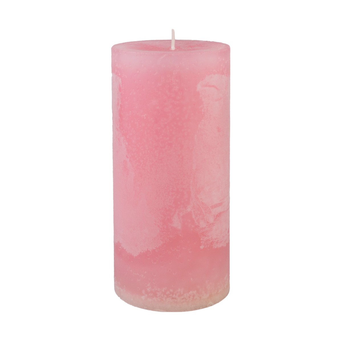 Свеча-столбик с ароматом Пион (80 часов), H15xD7см, розовый в интернет-магазине флористических аксессуаров Азалия Декор