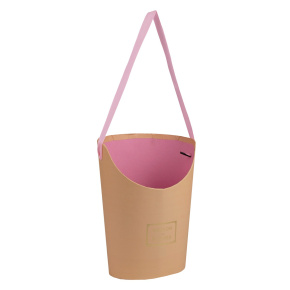 Сумка для цветов, 17х14х22см, персиковый в интернет-магазине флористических аксессуаров Азалия Декор