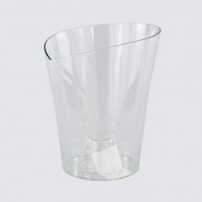 Кашпо Орхидея (пластик), 14х13,5xH17,5см, 1,5л, прозрачн. в интернет-магазине флористических аксессуаров Азалия Декор