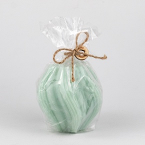 Свеча Моника (34 часа), D9xH8,5см, мятный в интернет-магазине флористических аксессуаров Азалия Декор