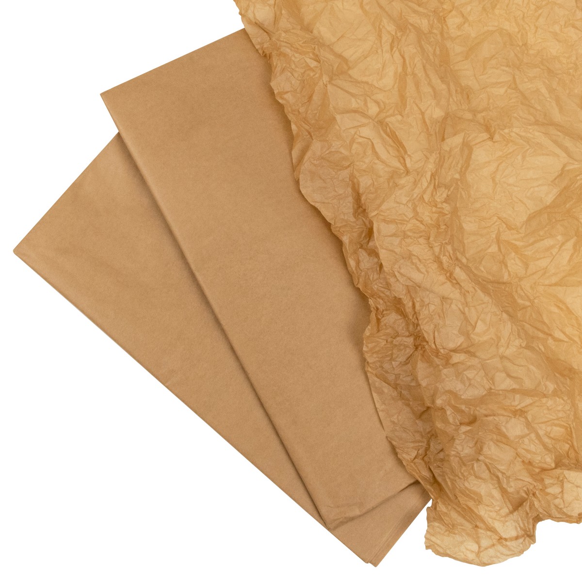 Бумага тишью 10 шт., 50x66 см, натуральный в интернет-магазине флористических аксессуаров Азалия Декор