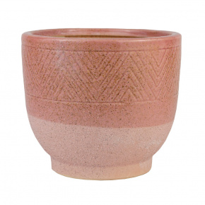 Кашпо (керамика), D15,5xH13,5см, розовый в интернет-магазине флористических аксессуаров Азалия Декор