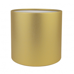 Коробка подарочная круглая без крышки, D16xH15 см, перламутровый золотой в интернет-магазине флористических аксессуаров Азалия Декор
