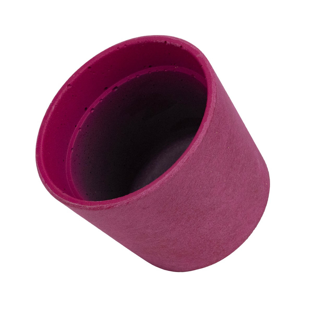 Кашпо Замша Микс яркий (бетон), D18xH16см, 2,7л, цв. в асс. в интернет-магазине флористических аксессуаров Азалия Декор