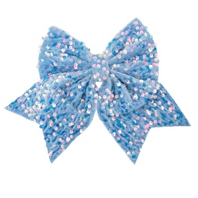 Украшение Бант, 20х18х2см, голубой в интернет-магазине флористических аксессуаров Азалия Декор