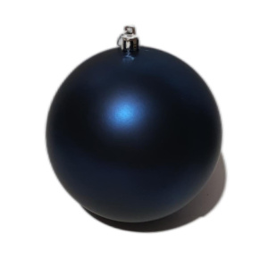 Украшение подвесное Шар (пластик), D12см, темн.-син., в асс. в интернет-магазине флористических аксессуаров Азалия Декор