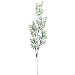 Ветка с ягодами, H67 см, мятный в интернет-магазине флористических аксессуаров Азалия Декор