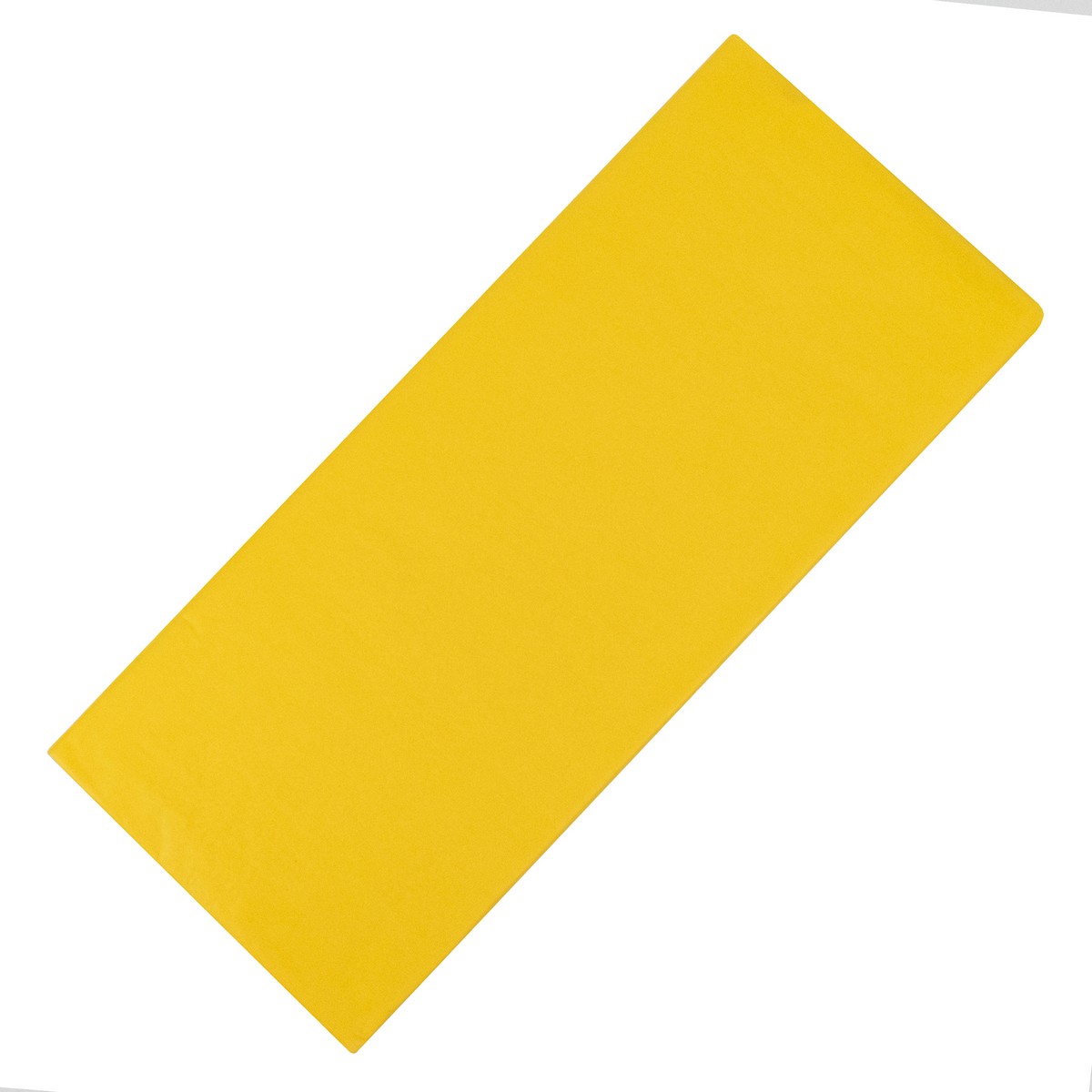 Бумага тишью 10 шт., 50x66 см, желтый в интернет-магазине флористических аксессуаров Азалия Декор