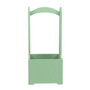 Корзина (дерево), 14х14х30см, оливковый в интернет-магазине флористических аксессуаров Азалия Декор