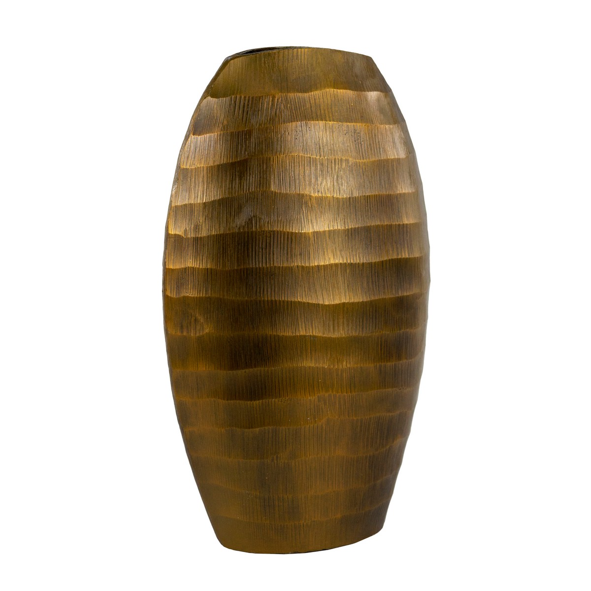 Ваза (металл), 22х9хH36,5см, бронзовый в интернет-магазине флористических аксессуаров Азалия Декор