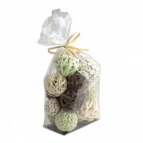 Набор сухоцветов, 145 гр, натуральный/мятный в интернет-магазине флористических аксессуаров Азалия Декор