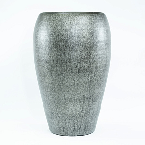 Ваза (керамика), D28xН50см, серебряный в интернет-магазине флористических аксессуаров Азалия Декор
