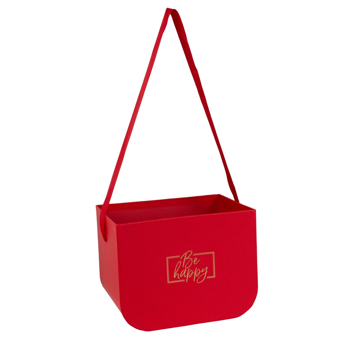 Набор коробок для цветов 3шт., 16,5х12хH12,5 см, красный в интернет-магазине флористических аксессуаров Азалия Декор