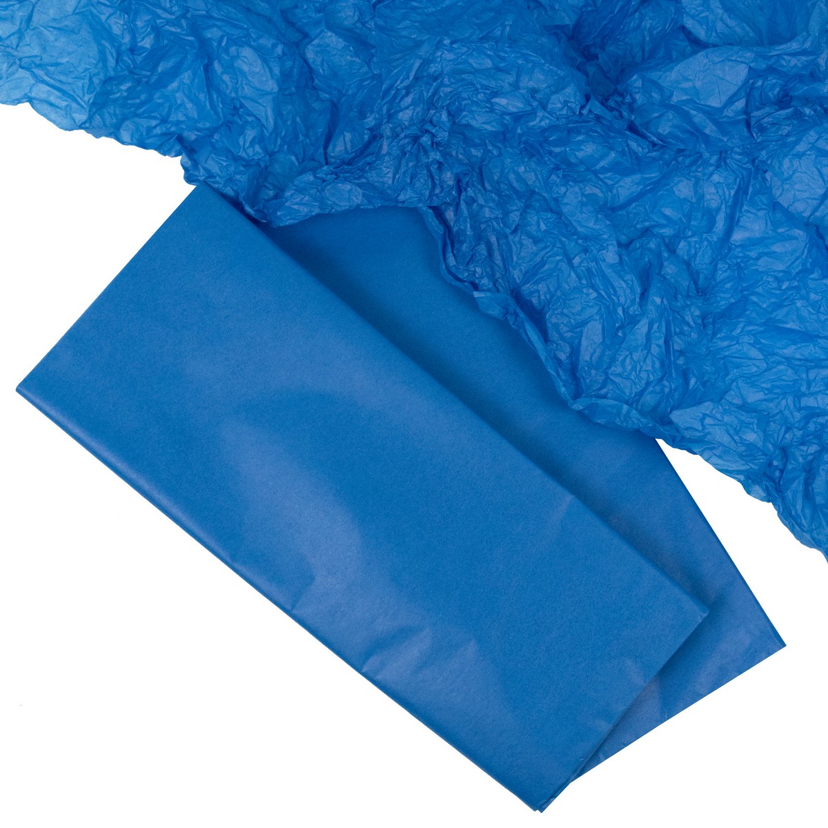 Бумага тишью 10 шт., 50x66 см, синий в интернет-магазине флористических аксессуаров Азалия Декор