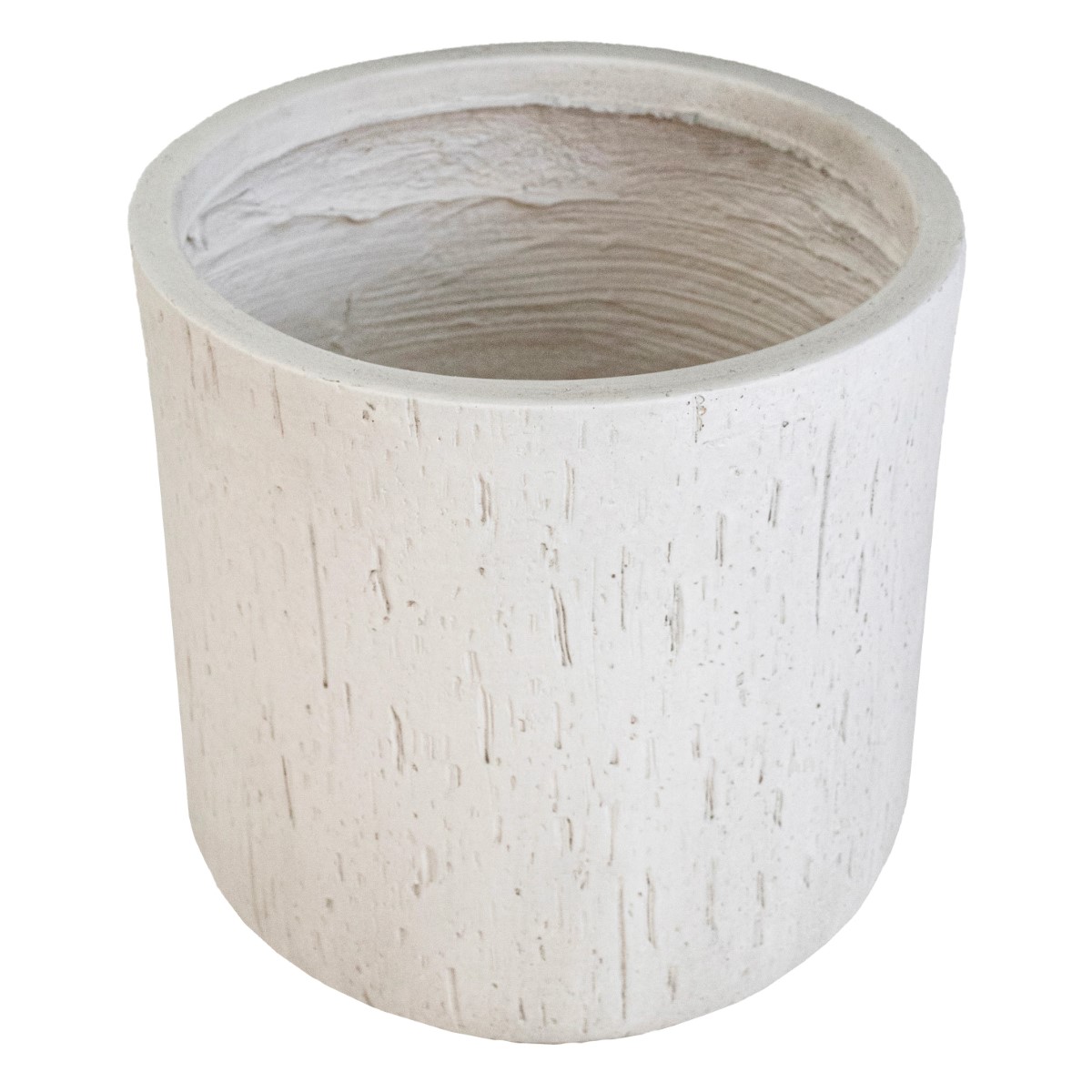 Кашпо Спарк (файбергласс), D34xH32см, белый в интернет-магазине флористических аксессуаров Азалия Декор
