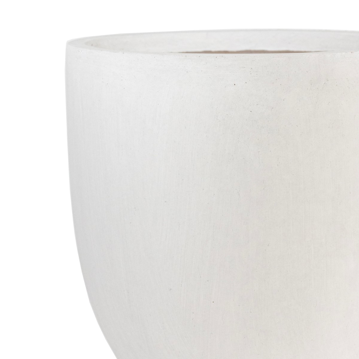 Кашпо Стоун (файбергласс), D42xH43см, белый в интернет-магазине флористических аксессуаров Азалия Декор