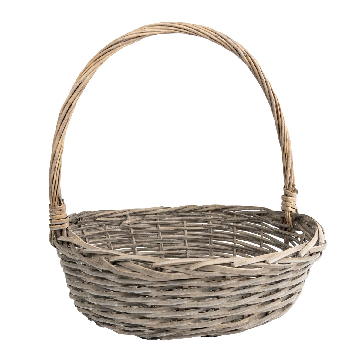 Набор корзин плетеных 4шт. (ива), 55x44x17xH52см, серый в интернет-магазине флористических аксессуаров Азалия Декор