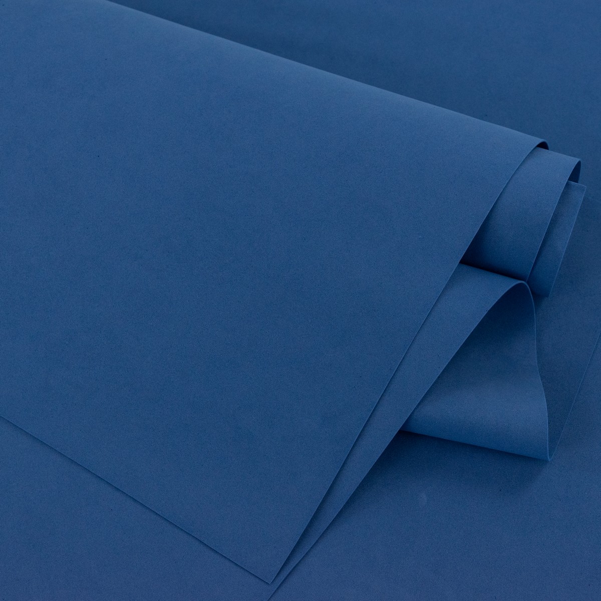 Фоамиран 10 листов 1 мм, 60х70см, темно-синий в интернет-магазине флористических аксессуаров Азалия Декор