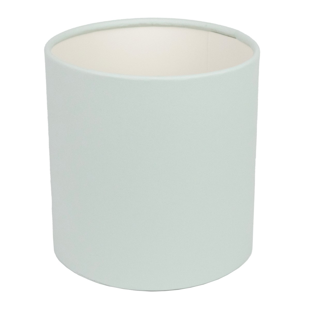 Коробка подарочная круглая без крышки, D21xH19 см, светло-мятный в интернет-магазине флористических аксессуаров Азалия Декор