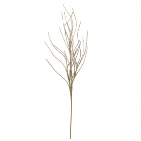 Ветка декоративная с глиттером, 88см, шампань в интернет-магазине флористических аксессуаров Азалия Декор