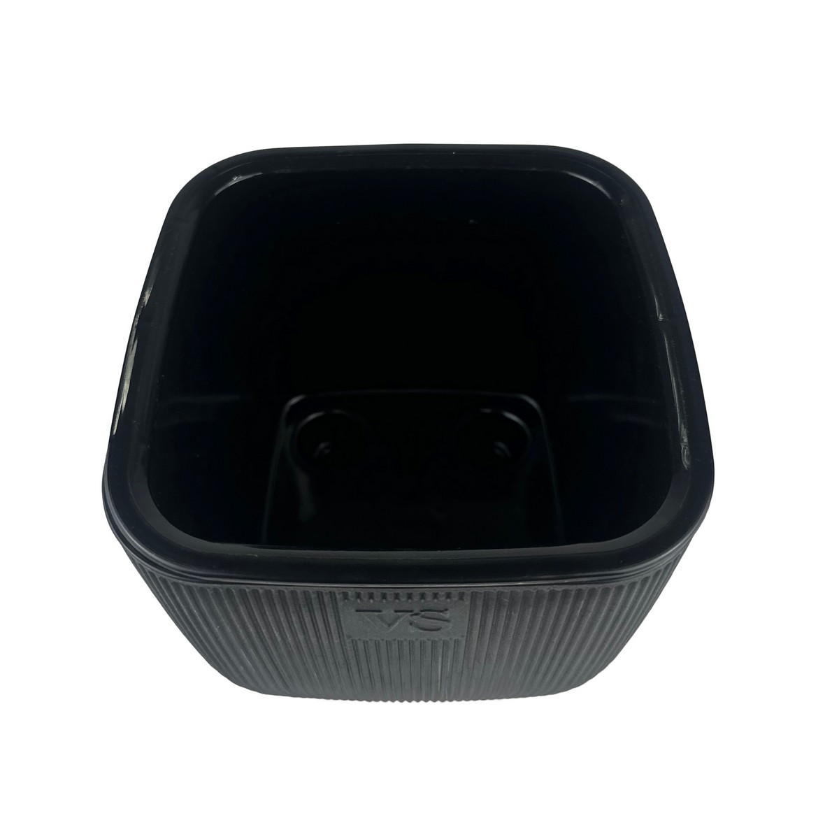 Кашпо Фабио (пластик), D14xH14см, 1,95л, черный в интернет-магазине флористических аксессуаров Азалия Декор