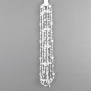 Гирлянда Бусы, 2,7мх12мм, прозрачный перламутровый в интернет-магазине флористических аксессуаров Азалия Декор