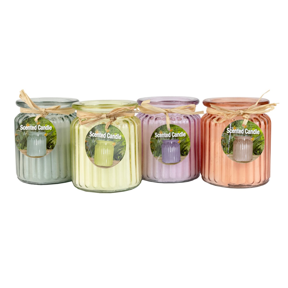 Свеча в банке ароматическая, Н9х8см, цв. в асс. в интернет-магазине флористических аксессуаров Азалия Декор