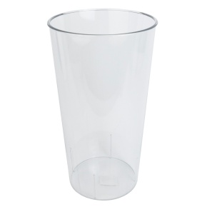 Ваза для срезанных цветов (пластик), D18хН35см, прозрачный в интернет-магазине флористических аксессуаров Азалия Декор