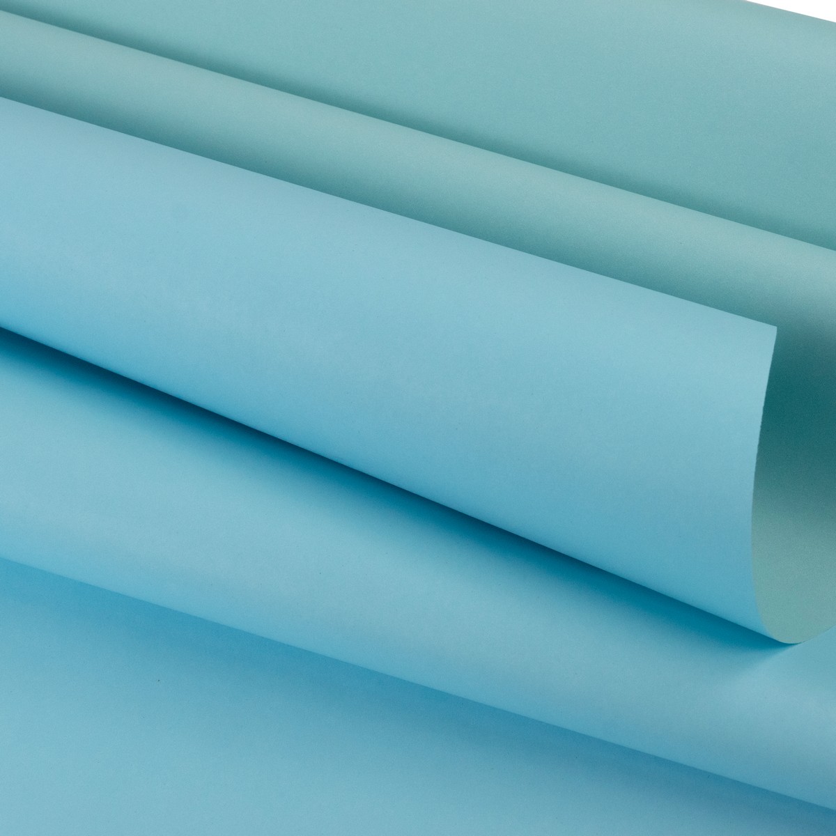 Бумага упаковочная крафт двусторонняя 60гр, 68 см 10 м, мятный/изумрудный в интернет-магазине флористических аксессуаров Азалия Декор