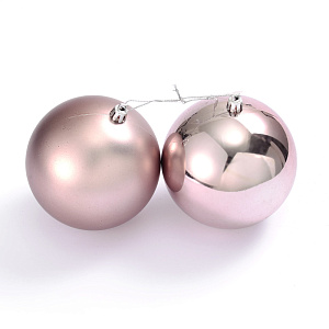 Украшение подвесное Шар (пластик), D12см, роз., в асс. в интернет-магазине флористических аксессуаров Азалия Декор