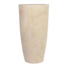 Кашпо Замша (бетон), D30,5xH58,5см, 29,5л, светло-коричневый в интернет-магазине флористических аксессуаров Азалия Декор