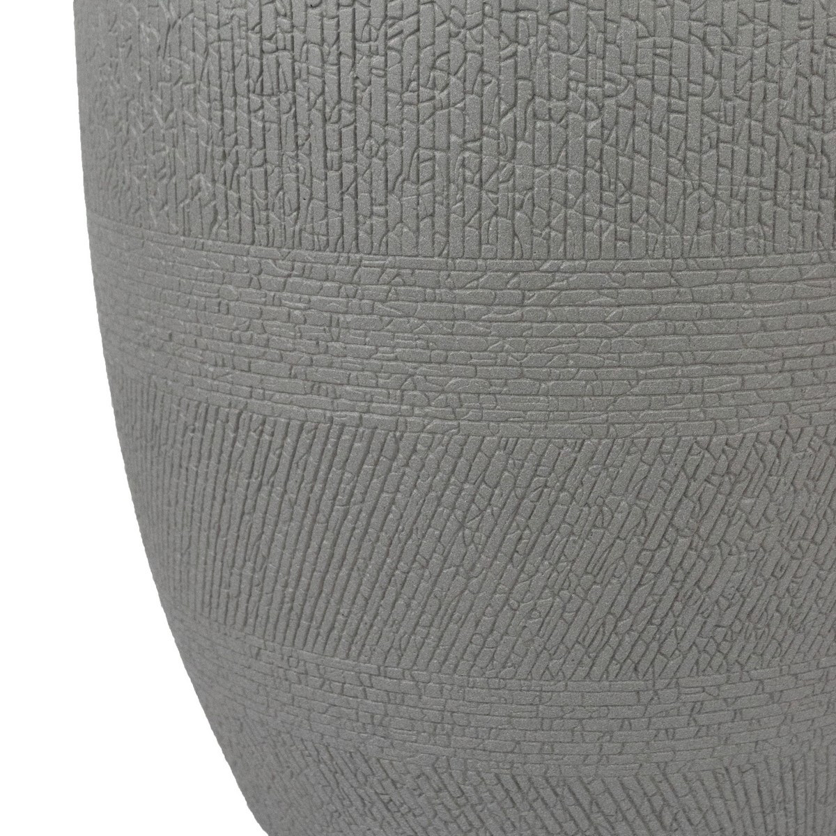 Кашпо Деним (бетон), D30xH28см, 13л, серый в интернет-магазине флористических аксессуаров Азалия Декор