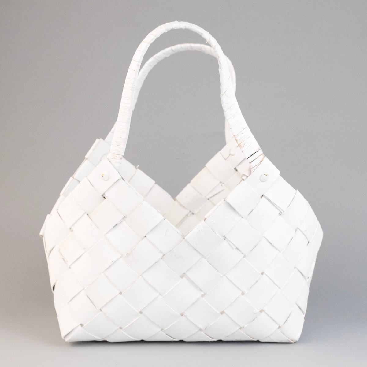 Набор корзин плетеных Сумка 3шт. (секвойя), 28x18x19xН30см, отбеленный в интернет-магазине флористических аксессуаров Азалия Декор