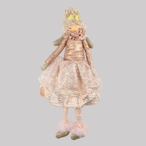 Украшение подвесное Принцесса, Н35х15х15см, розовый в интернет-магазине флористических аксессуаров Азалия Декор