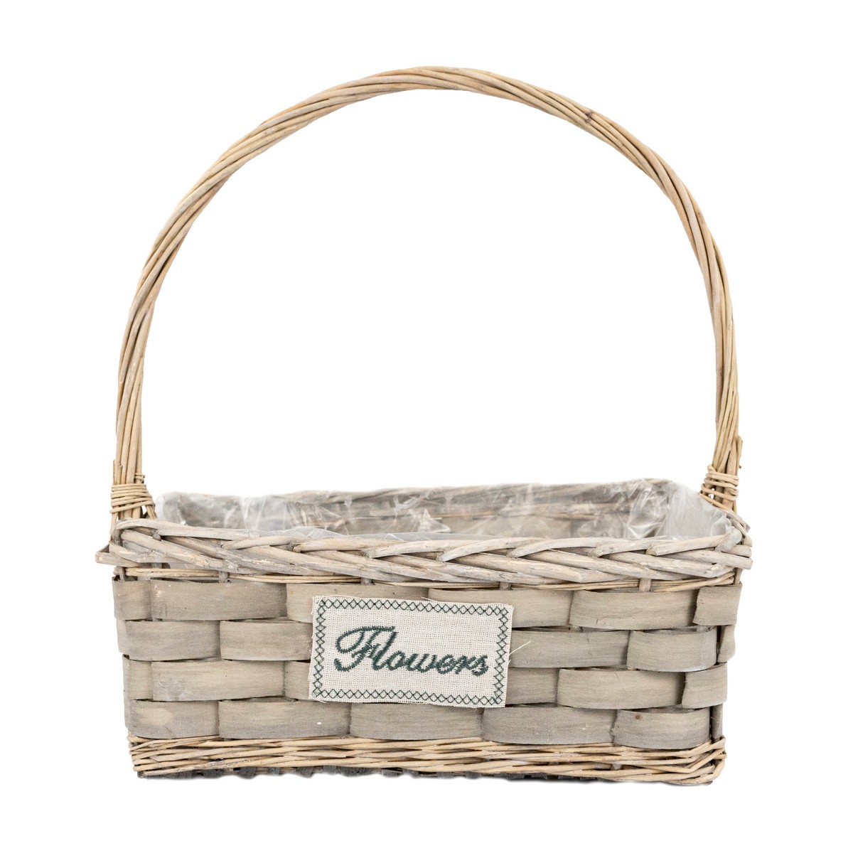 Набор корзин плетеных 3шт. (ива), 36x25x14xH40см, серый в интернет-магазине флористических аксессуаров Азалия Декор