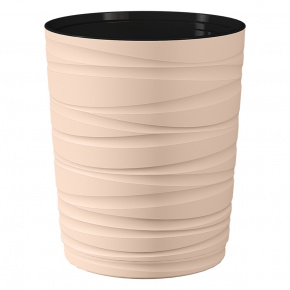 Кашпо со вставкой Модерн, D30xH36см, 15л, кремовый в интернет-магазине флористических аксессуаров Азалия Декор