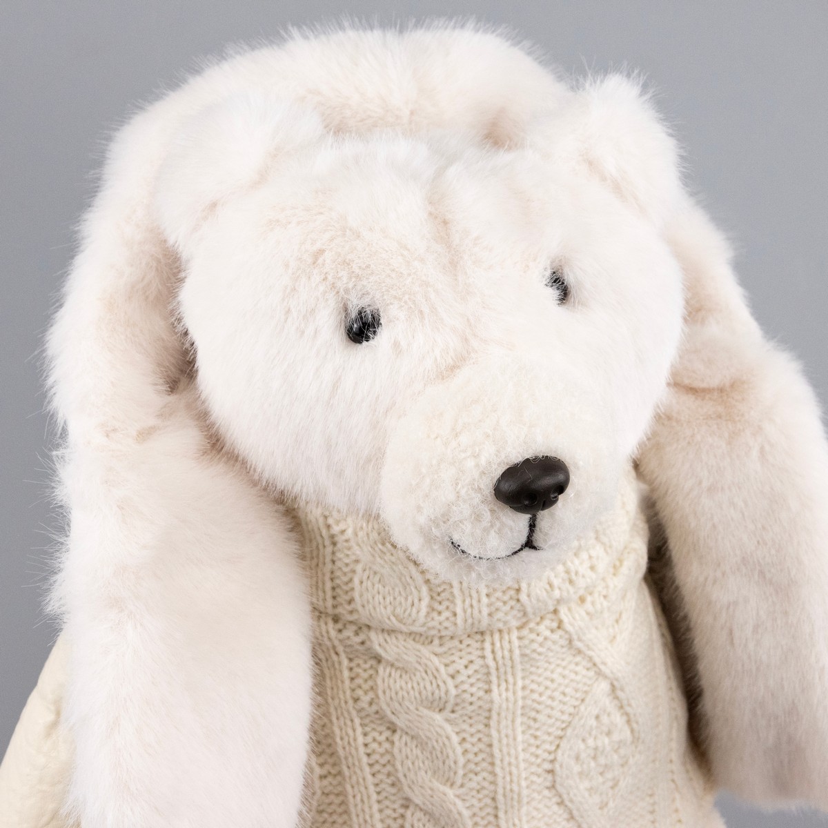 Сувенир Медвежонок в куртке, Н38х30х21см, кремовый в интернет-магазине флористических аксессуаров Азалия Декор