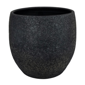 Кашпо (керамика), D29xН29см, серый в интернет-магазине флористических аксессуаров Азалия Декор