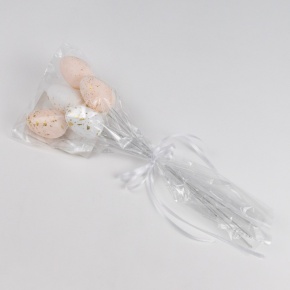 Набор вставок Яйцо 6шт., 4хH24см, цв. в асс. в интернет-магазине флористических аксессуаров Азалия Декор