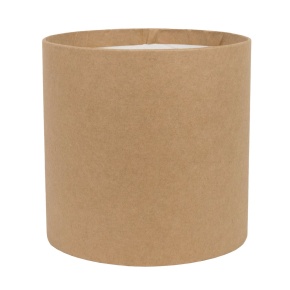 Коробка подарочная круглая без крышки, D16xH16 см, коричневый в интернет-магазине флористических аксессуаров Азалия Декор