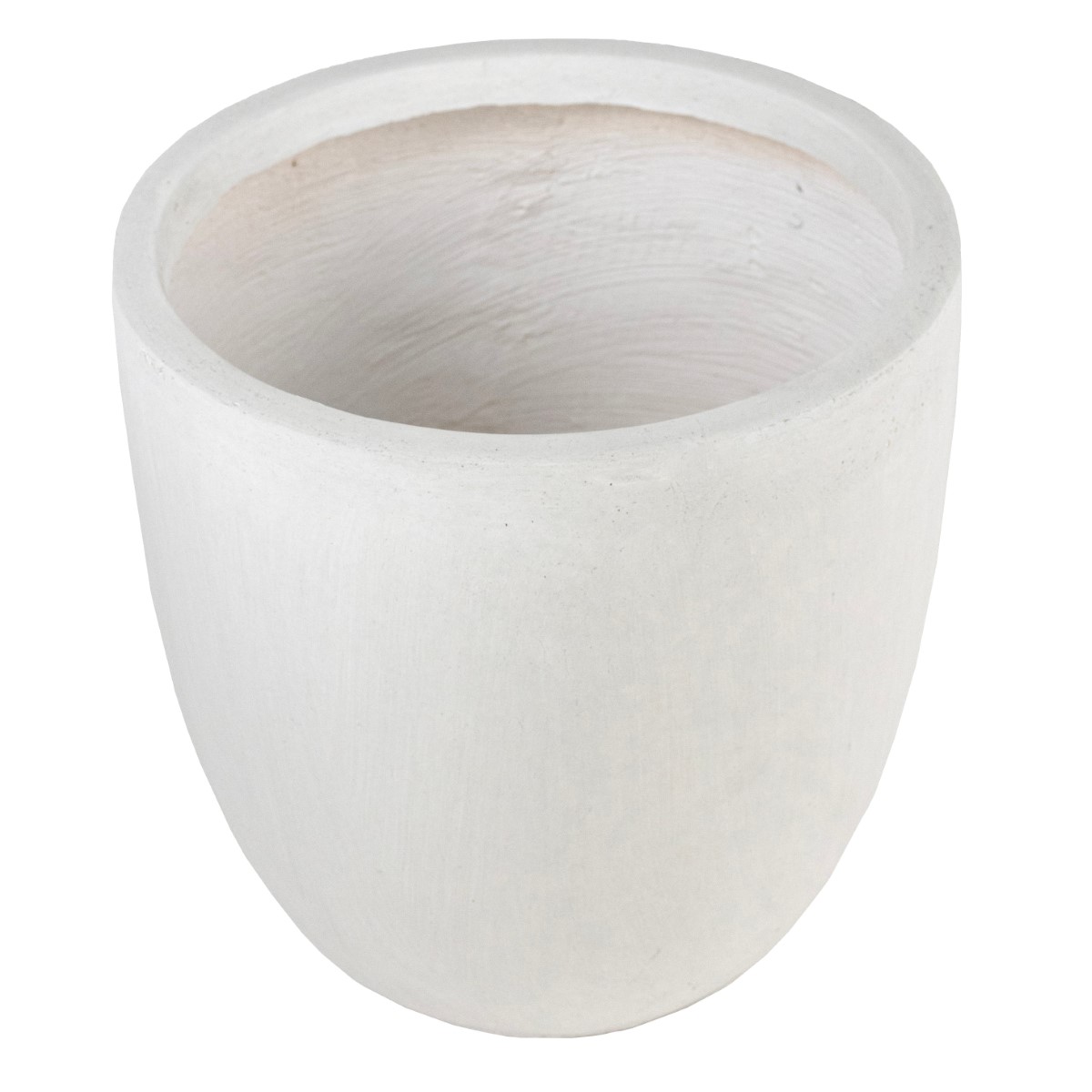 Кашпо Стоун (файбергласс), D42xH43см, белый в интернет-магазине флористических аксессуаров Азалия Декор