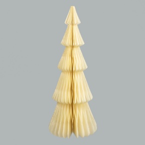 Сувенир Елочка (бумага), D13,5х35см, кремовый в интернет-магазине флористических аксессуаров Азалия Декор