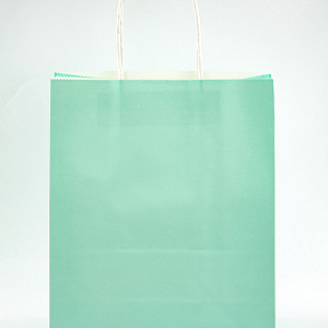 Пакет подарочный (крафт), 21хH26см (в уп. 12 шт.), бирюзовый в интернет-магазине флористических аксессуаров Азалия Декор