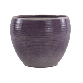 Кашпо Манакор (керамика), D20xH16см., сиреневый в интернет-магазине флористических аксессуаров Азалия Декор