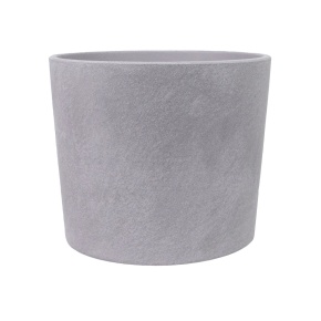 Кашпо Замша (бетон), D11xH10см, 0,59л, сиреневый в интернет-магазине флористических аксессуаров Азалия Декор